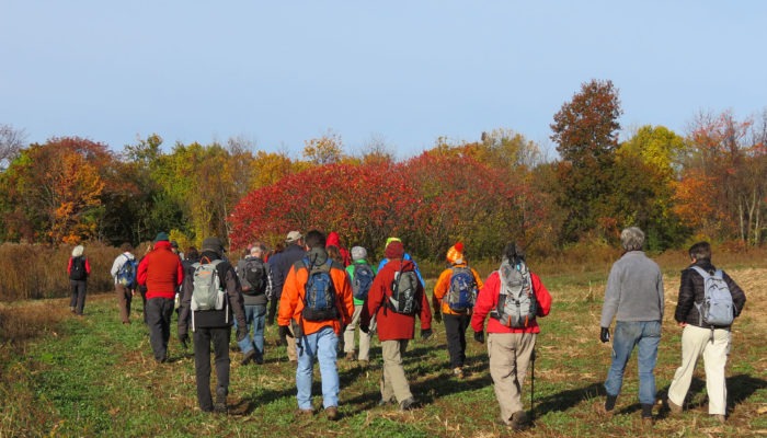 Over the Mountain Hike, from Simsbury to LaSalette Park.