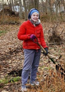 Chris Feely working at Wojan's Woods TRLC area